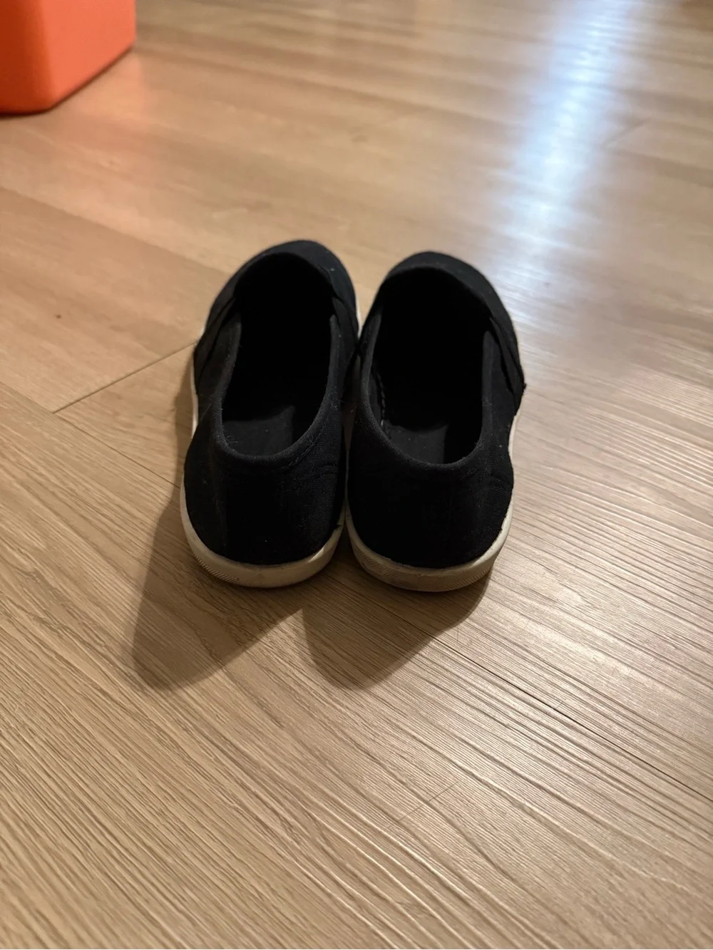 Women’s Black Slip-On Canvas Sneakers - Casual Comfort